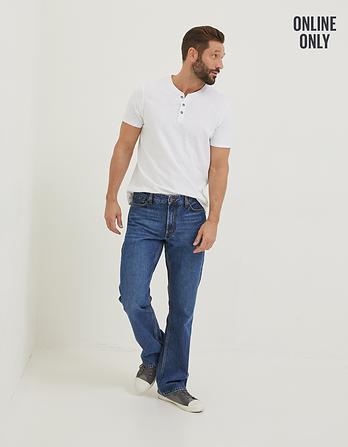 Bootcut Stone Wash Jeans